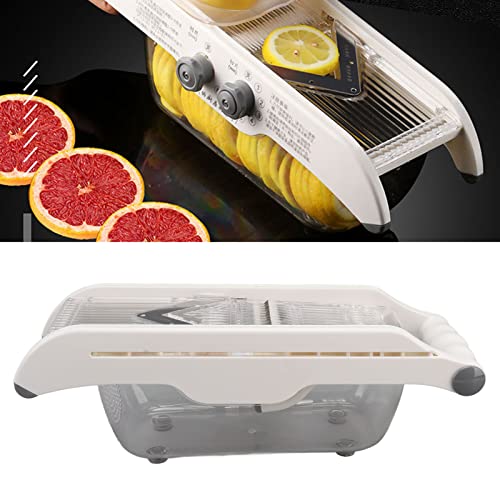 Cortador de verduras de acero inoxidable con protector de mano de una pieza para cocina 5