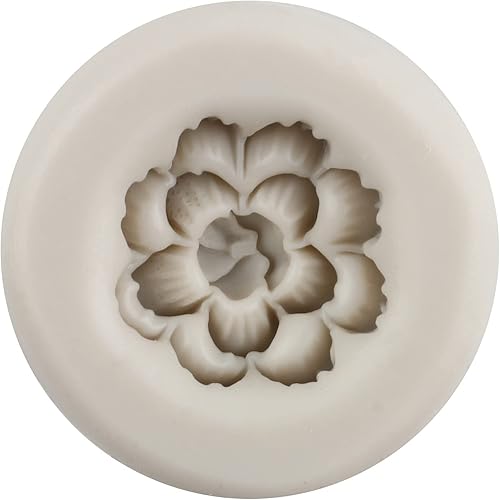 Miniatura 5 de Sijiangmold Molde de silicona de flor de hibisco, orquídea de hibisco, moldes para fondant, molde de flores de crisantemo, moldes de flores de