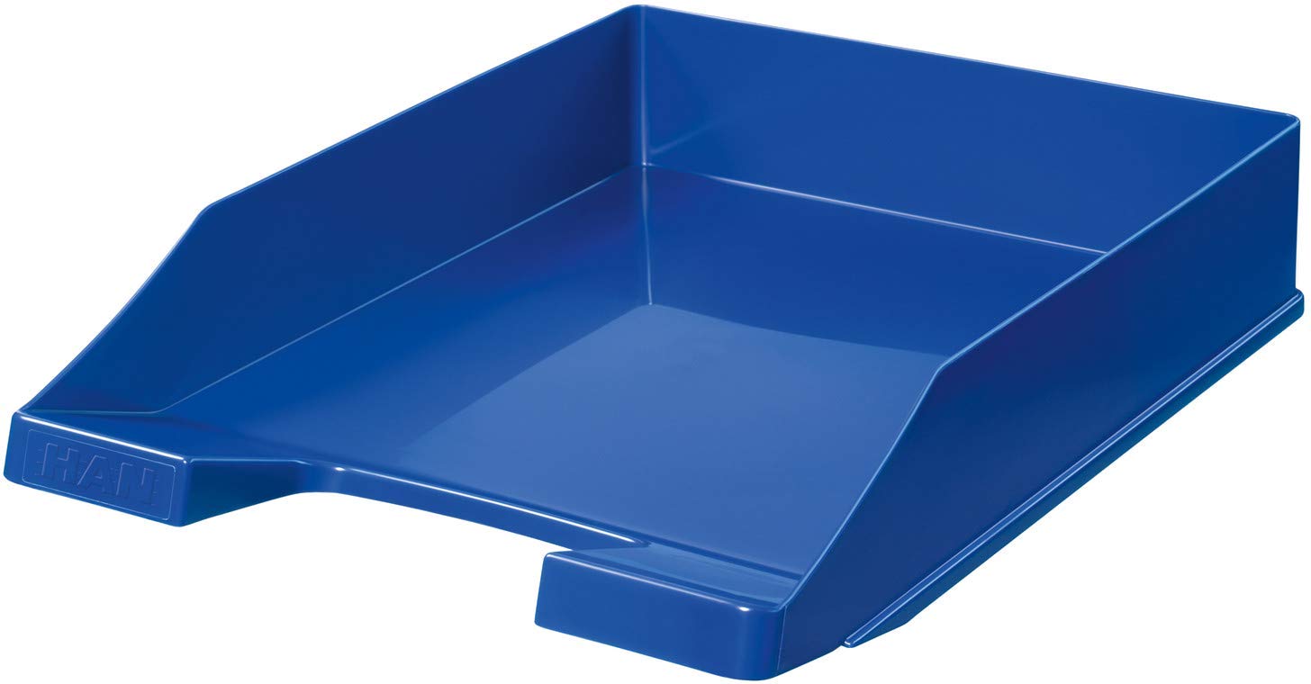 HAN 1027-X-14 - Bandeja para cartas (10 unidades, hasta formato A4/C4), color azul