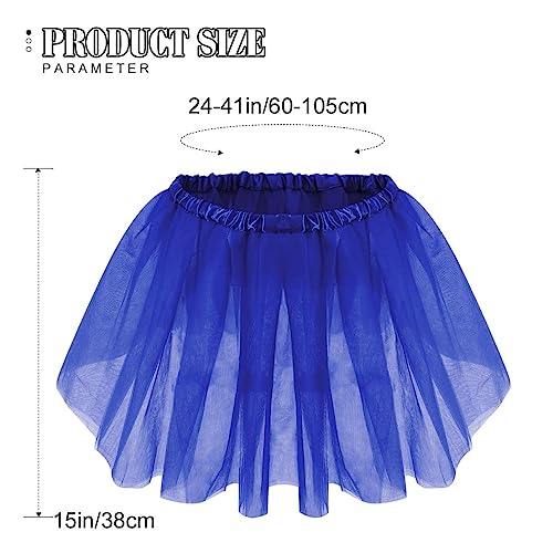 Twinklede Women Tutu Skirt Classic 4 Layered Tutus Elastic Tulle Costume Skirts For Adult And Teen Girls  thumb #5