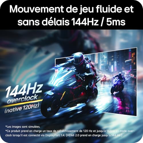 LG 27G411A-B écran gaming 27" FHD 144Hz IPS - photo 5