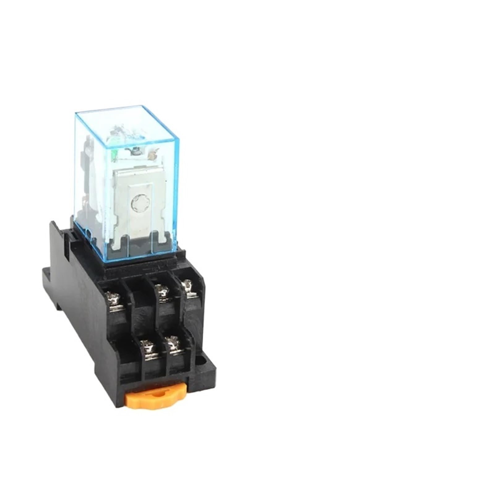 Relé intermedio HH54P MY4NJ Micro pequeño relé electromagnético AC/DC 12V 24V AC110V 220V 380V con base de enchufe de 14 pines PYF14A(AC 110V)
