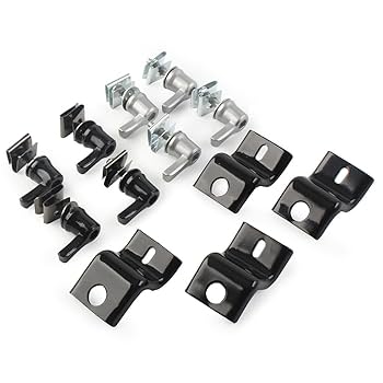 Cninba13 Black Saddlebag Lock Mounting Screw, Motorcycle Saddle