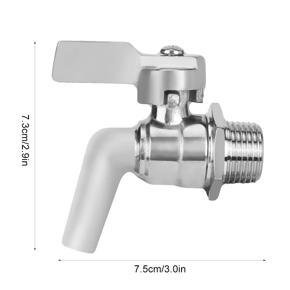 Grifo de cerveza ajustable de acero inoxidable Healthy Tap para Homebrew Barrel Wine Beverage Dispenser 200PSI