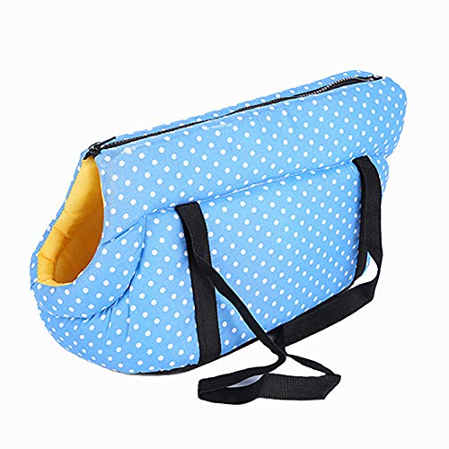 Bolsos Para Perros,Bandolera Para Perro Bolsas de hombro for perros de mascotas suaves Protegida con mochila exterior PET PERROPORTE PORT POR PUPPY VIAJE for PERROS PEQUEÑOS(Pink Plaid,Medium 40x25x28