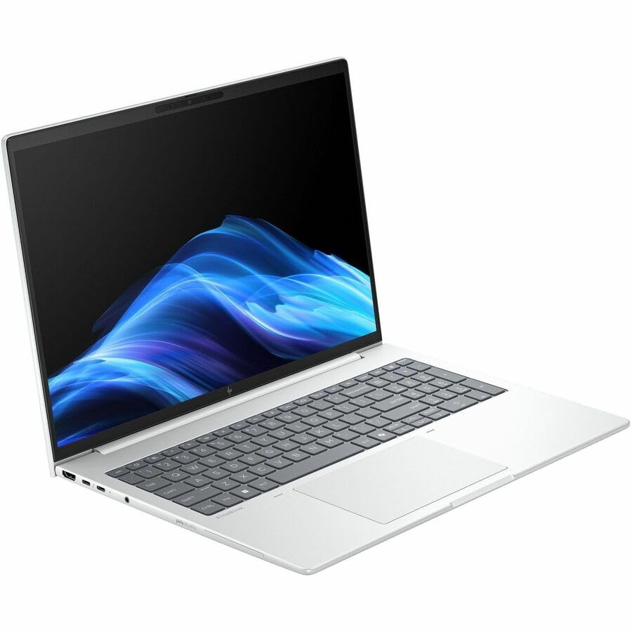 Image of HP EliteBook 8 G1i 16 inch Touchscreen Notebook - WUXGA - Intel Core Ultra 5 225U - 16 GB - 512 GB SSD - English Keyboard - Glacier Silver