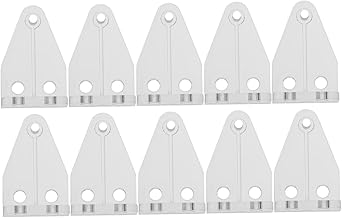 SEWACC 40 Pçs Persianas De Gancho Cego Para Janelas Suportes De Cortina Para Haste De Cortina Suporte De Cortina De Metal Persianas Mini Persianas Para Cima Brakets Acessórios De Cortina