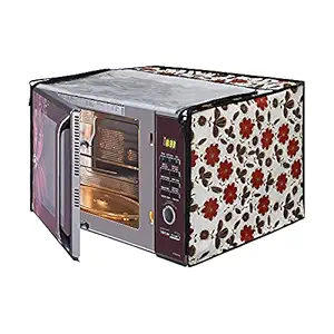 Lithara Printed Waterproof Microwave Oven Cover for LG 21 Litre Convection Microwave Oven MC2146BP | Sams20 (Multicolor)