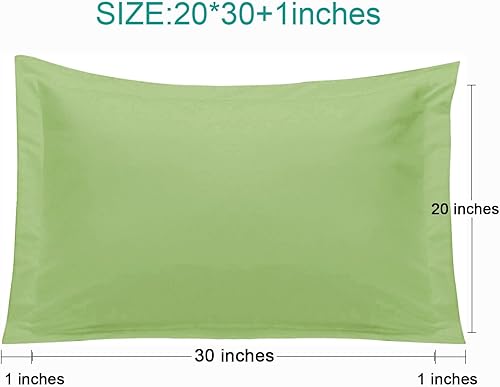 Miniatura 4 de NTBAY - Fundas de almohada de microfibra cepillada, suaves y acogedoras, resistentes a las arrugas y a la decoloración, 2 unidades de fundas de