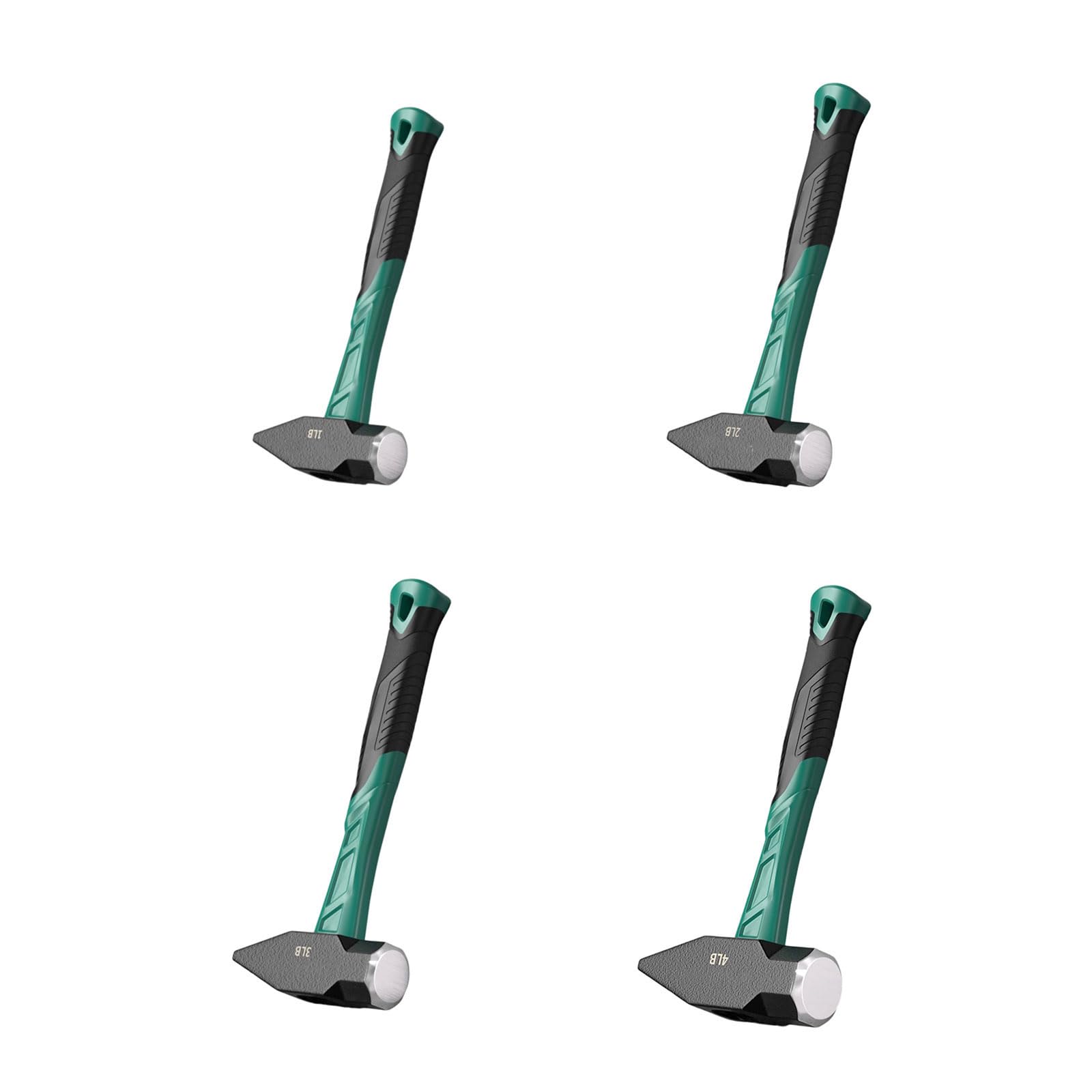 Martillo octogonal resistente con cabeza de acero de alta dureza y agarre ergonómico adecuado para trabajos de demolición y construcción