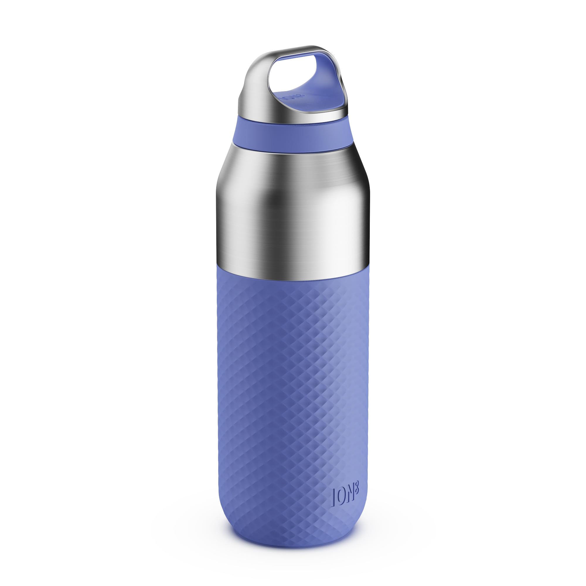 ION8 Primo ROAM Insulated Water Bottle 655 ml (22 oz)– Leakproof Stainless Steel, Vacuum Insulated for Hot & Cold Drinks, Twist Lid, Dishwasher Safe, Lilac