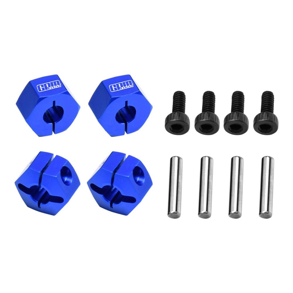 GPM 7075-T6 ALLOY – moyeu de roue avant et arrière, trou d'axe de 12mm, 6mm, pour TRAXXAS 1/10 FORD FIESTA ST RALLY VXL-74276-4  26