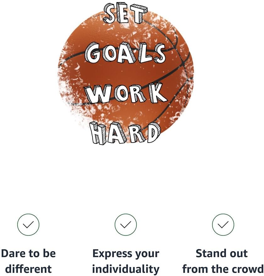 Set Goals Work Hard Toddler Hooded Denim Jacket - Basketball Lovers Gifts - Boys Clothing