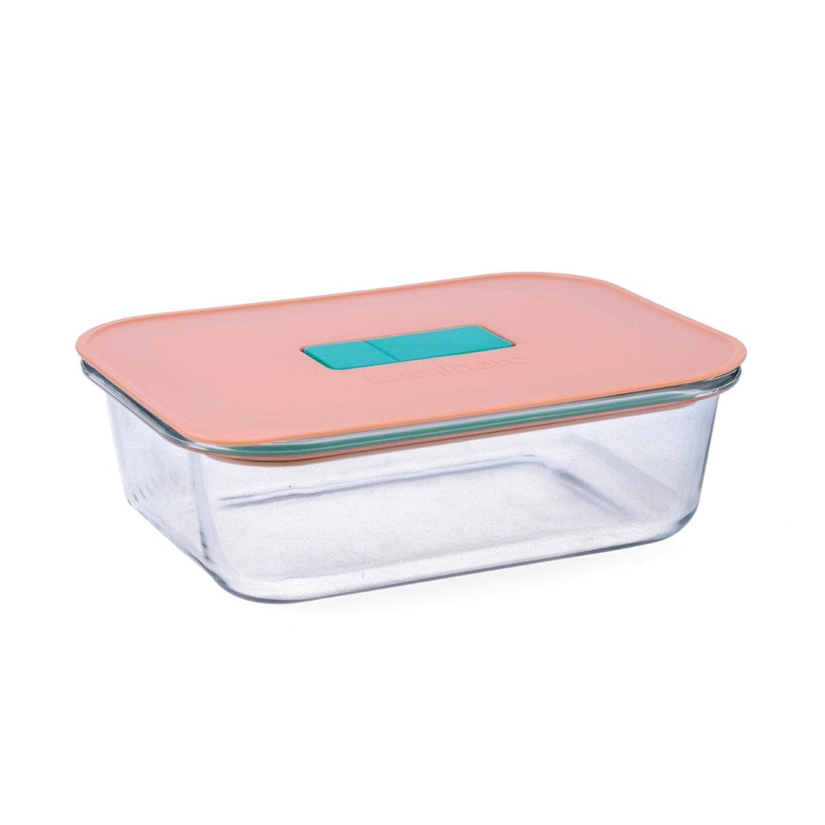 Luminarc Joy Airtight Glass Container 20x15x7cm - 104cl Bicolor