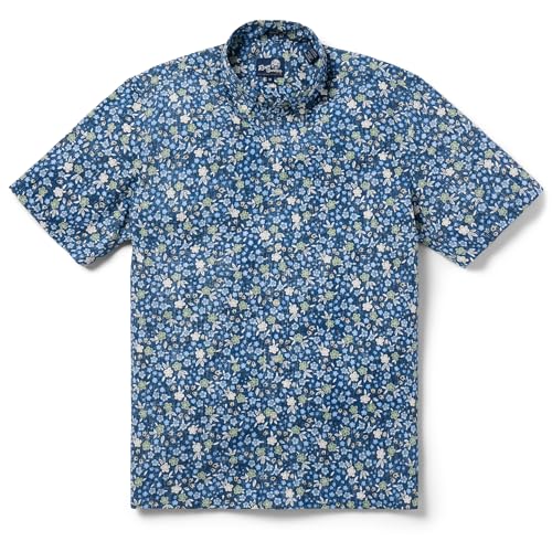 Reyn Spooner Men's Floral Hawaiian Aloha Shirt - Button Front