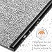 Carpet Edge Binding Trim: Floor Transition Strip, Upgraded Aluminum Alloy Bar Cuttable Carpets Tiles Door Threshold Edging Tool for Home Office Hotel Floor Decor, Carpet Edge Trim (36 in, Grey)