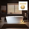 WOODBRIDGE BTA1512-BG-Drain &O BATHTUB, With Brushed Gold Drian