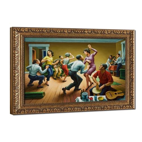 Affiches papier d'art Thomas Hart Benton, impression haute définition 61x91cm
