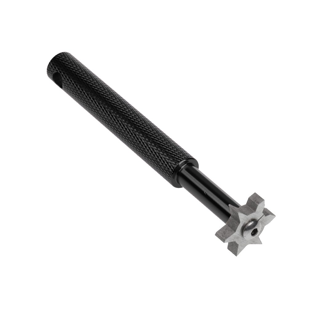 Golfschläger Iron Wedge U & V Square Groove Sharpener Cleaner Schwarz