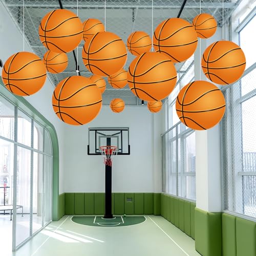 Image of Vuzvuv 60Pcs 6In Paper Basketball Cutouts Party Decor for Bulletin Board