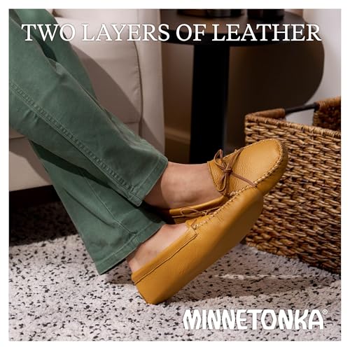 Image of Minnetonka Men's Double Deerskin Softsole