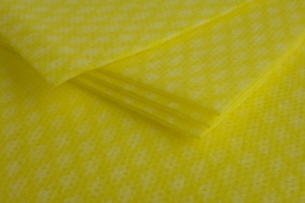 Cloths Yellow 50 X All Purpose Cloth Sheets (42Cm X 38Cm(Free P&P On All Products)