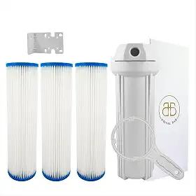 Filtro Água Poço Caipira Nascente Cisterna 1800 L/h 3 Refis