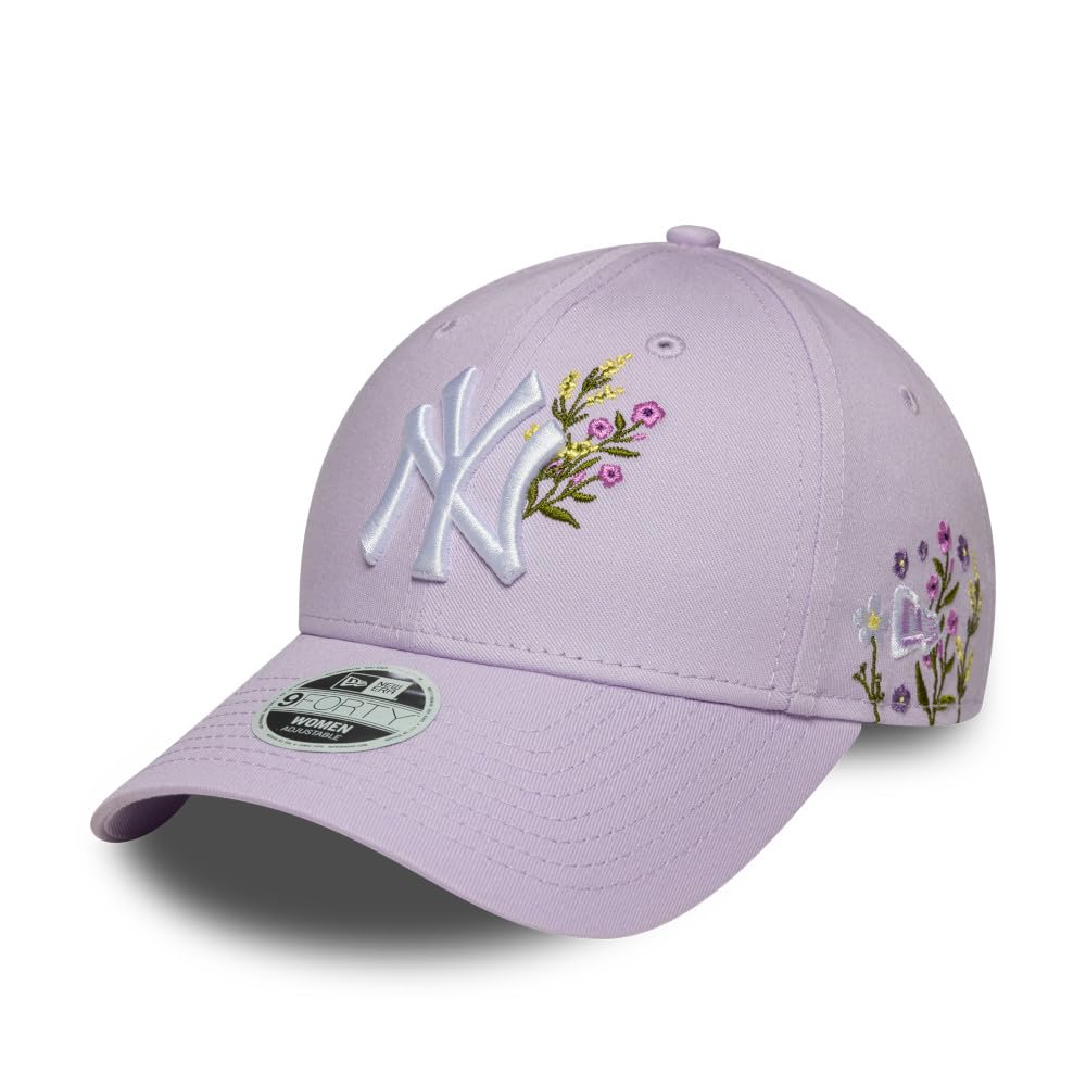 New Era Czapka 9Forty WMNS Floral Icon YankeesEra Kobiety/Strapback - curved brim cap baseball z daszkiem damska Snapback, wiosna-lato Lato