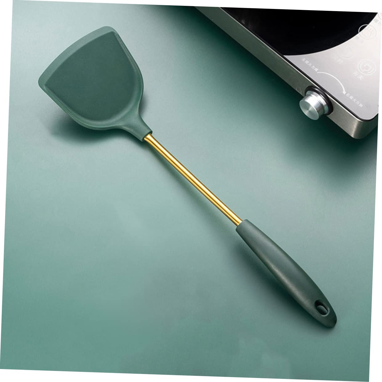 Utensili Cucina Acciaio Resistente Al Calore Utensili Da Cucina in Silicone Antiaderente Per Uso Domestico Durevoli Ganci Per Riporre e Drenare Acqua