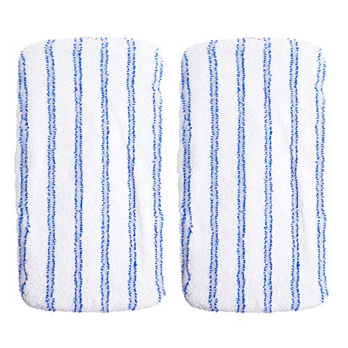 2 Pack Hardwood Floor 'N ' More Microfiber Mop Refill,Blue, 16 * 8.4 Inch