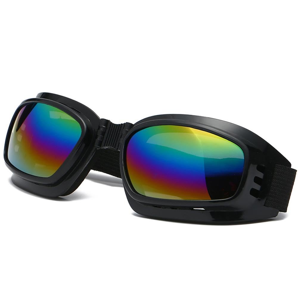 TopHomer Ski Glasses Mountain Skiing Eyewear Snowmobile Winter Sports Snow Glasses Cycling Sunglasses for Men Women Youth (Colorful)