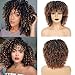 Braided Wigs for Black Women Kinky Curly Synthetic Wigs for Black Women Afro Short Wigs