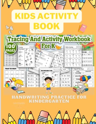 ACTIVITY BOOK FOR KIDS // School Games and Activities Book 8.5 x 11 in. Enjoy this affordable Back to School Bundle of 100 kid’s Tracing and Activity ... ideas and activities! By Niko Fun Designs !!! image 2