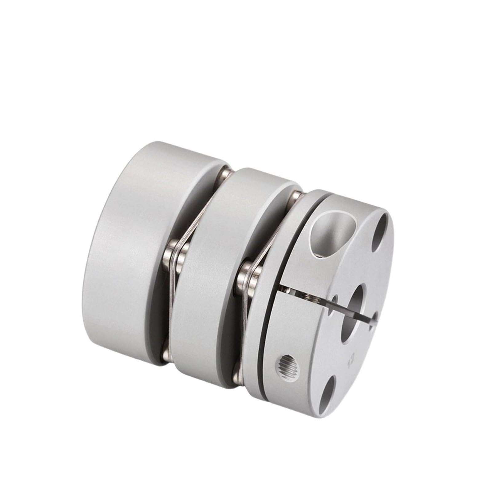 Conector de acoplamiento flexible de flor de ciruelo 1 Uds D19L27 doble diafragma eje acoplamiento Motor acoplador tornillo elasticidad acoplador(5X6)