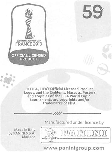 Miniatura 2 de 2019 Panini FIFA Women's World Cup France Album Stickers (Individual Sticker Only) Soccer #59 Jung Seolbin Korea Republic 2 Inch by 2 12 Inch