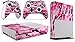 giZmoZ n gadgetZ GNG Xbox One S Konsolen-Gehäuseaufkleber, Motiv: PINK CAMO inklusive 2er-Set mit Aufklebern für Controller