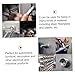 Zerodeko 1set Flat Head Rivet Nuts Aluminum Alloy Insert Rivnuts Assortment Heavy Duty High Strength for Automotive Furniture and Industrial Applications Includes Organizer Box 100pcs