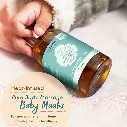 Nat-Habit-Baby-Maahu-Oil-Desi-Ghee-based-WINTER-Body-Massage-Oil-for-babies-Healthy-Bone-Development-Immunity-Booster-100-Natural-Prevents-Cold-Congestion-100ml