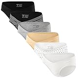 Angelhood 6 Pack Womens Cotton Maternity Underwear,Healthy Maternity Pregnancy Panties Postpartum Mother Under Bump Underwear