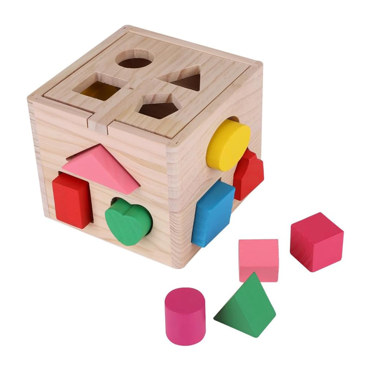 木製 パズルボックス 型はめ 形合わせ はめ込み 子供 モンテソッリー