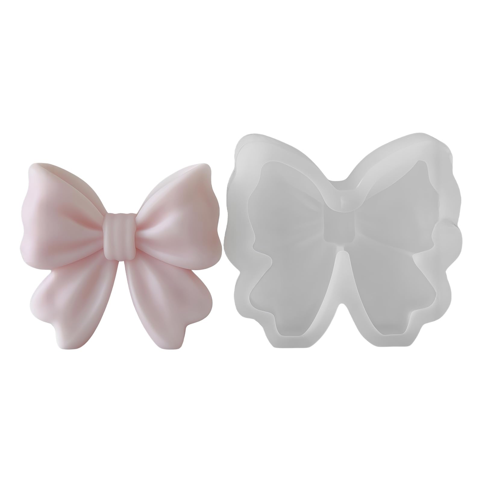 Xjdzineq Bowknot Temperature for Making Soap Chocolate Resin Bend Tie Cast Decorative Bend Shaped Candlewax