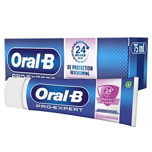 Oral B Dentifrice Pro Expert Dents Sensibles 75Ml, Protection Contre La Sensibilité Et Contre La Plaque Dentaire 24 Heures Sur 24 Avec Un Brossage Deux Fois Par Jour