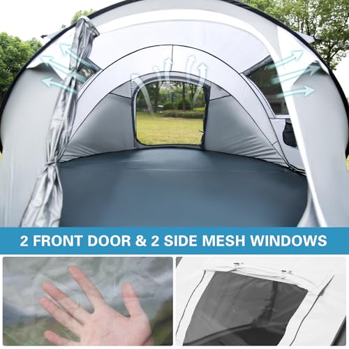 Carpa instantánea para camping 4-6 personas pop-up impermeable miniatura 5
