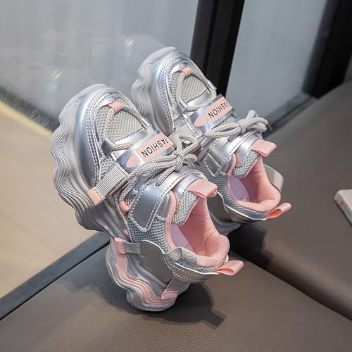 IWIHMIV Boys Athletic Walking Sports Shoes Outdoor Casual Kids Tennis Running Shoes Girls Lightweight Breathable Sneakers4