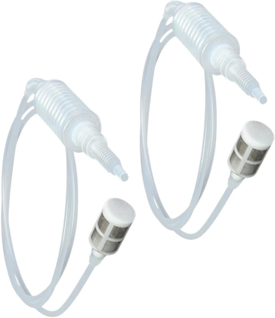 Siphon Tube 2pcs Plastic Wine Hose for Oktoberfest Party Home Brewers