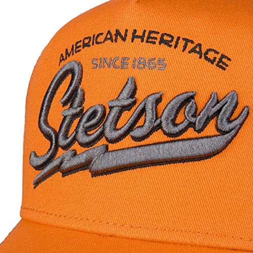 Image of Stetson American Heritage Trucker Cap Men Breathable Mesh Snapback Summer Winter