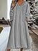 Women's Fleece Sherpa Hooded Dress Plush Fluffy Granular Sweatshirt Robe Fuzzy Long Sleeve Pullover Oversized Nightgown Dress 2024 Fashion Casual Hooded Lounger for Women Gray