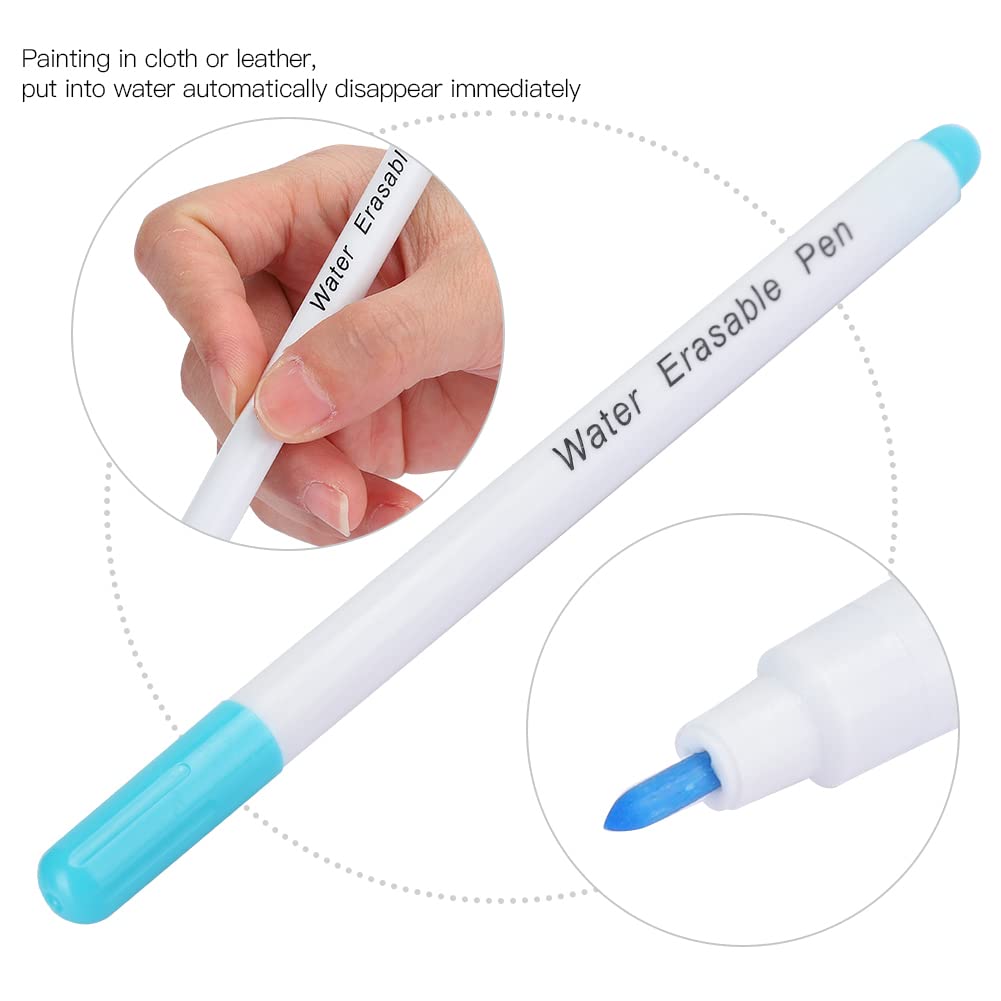 Yctze 0pcs Erasable Fabric er Set for Tailors - Single Head e Pen for DIY Sewing Fabric Design, and Tailo Tools (Single Head) - Image 4