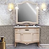accessori bagno classico elegante Il lavabo in ceramica da 110 cm è uno dei suoi punti di forza: dalle linee avvolgenti e senza tempo, realizzato con materiali di alta qualità e resistente alla corrosione