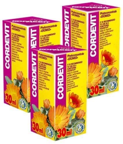 Cordevit PhytoConcentrate Pack of 3-21 Day Course - Natural Plant Extracts - Heart Health - Cardiovascular Health